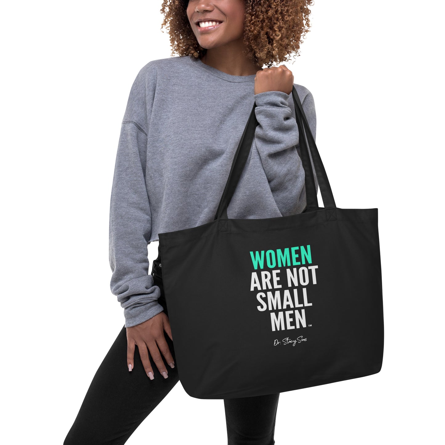 WANSM Large organic tote bag - Teal
