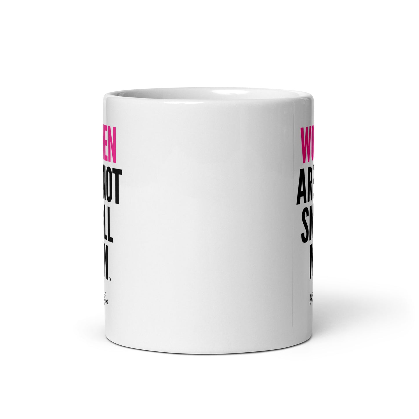 WANSM White glossy mug - Pink, two sizes