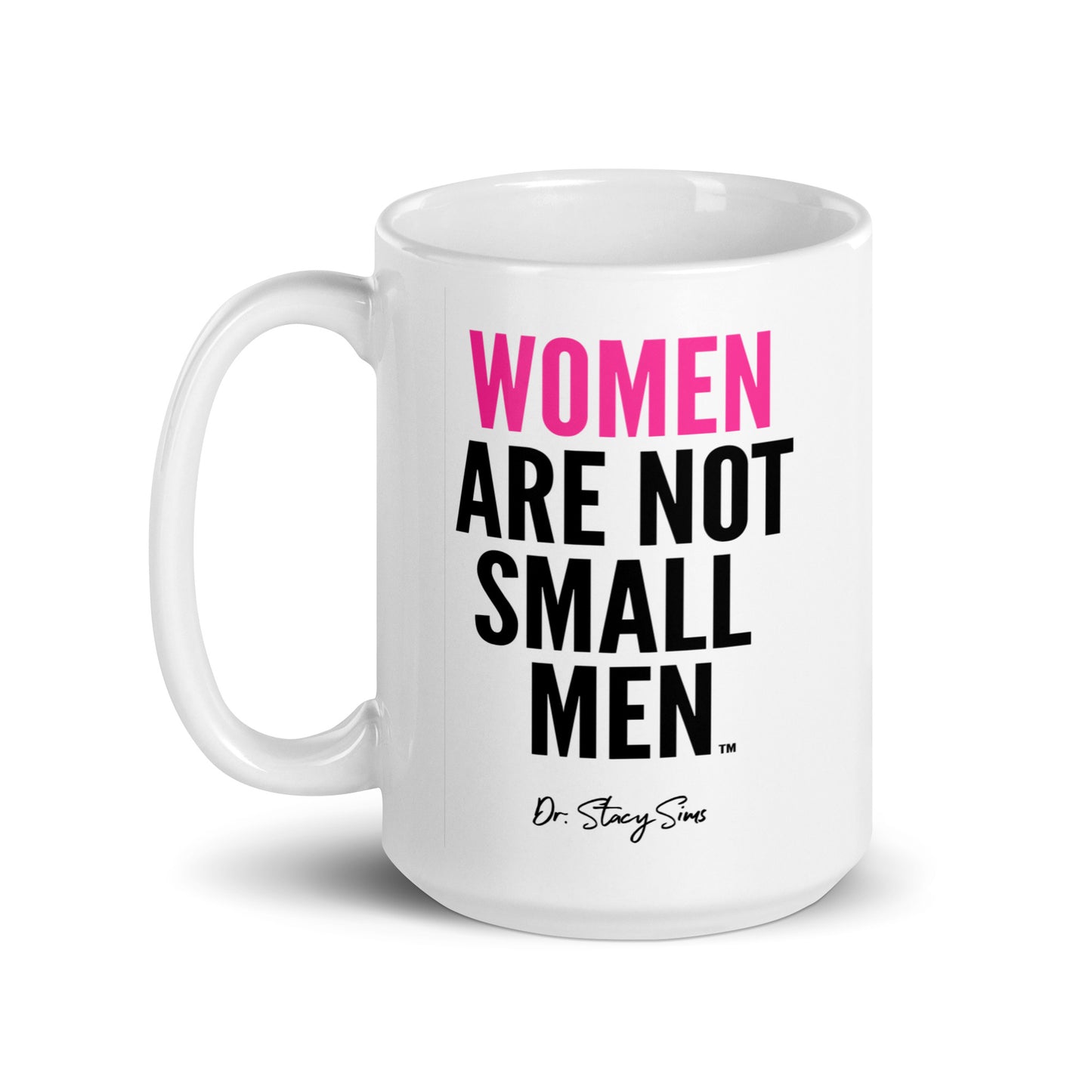 WANSM White glossy mug - Pink, two sizes
