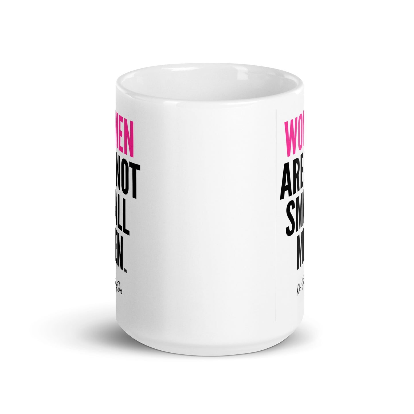 WANSM White glossy mug - Pink, two sizes